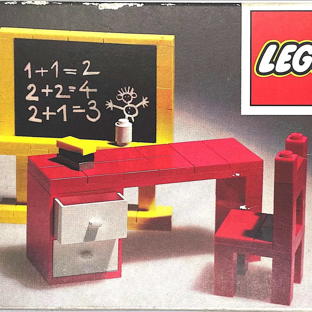 Blackboard and School Desk