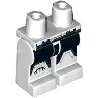 Hips and White Legs with Black Armour Panels Print