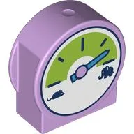 Duplo Brick 1 x 3 x 2 Round Top with Scale Gauge, Mouse, Elephant print