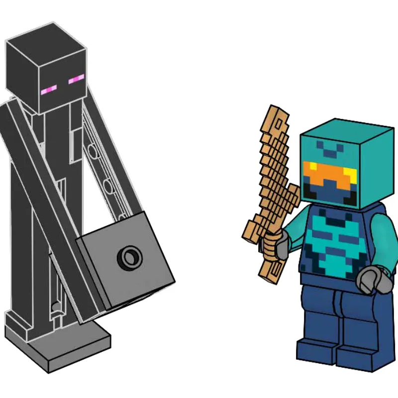 Nether Adventurer and Enderman