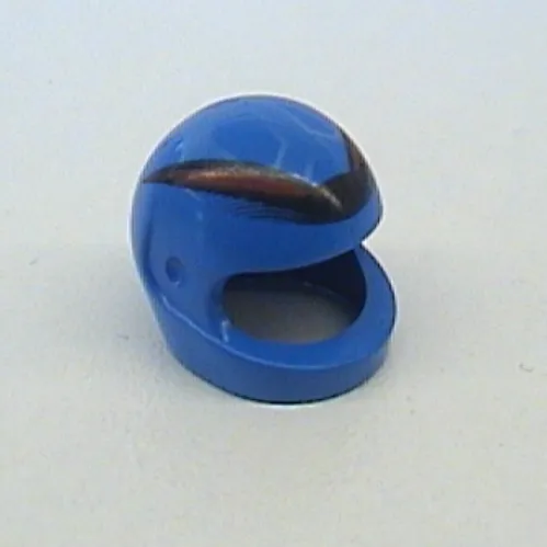 Helmet, Standard with Horned Black and Red Print