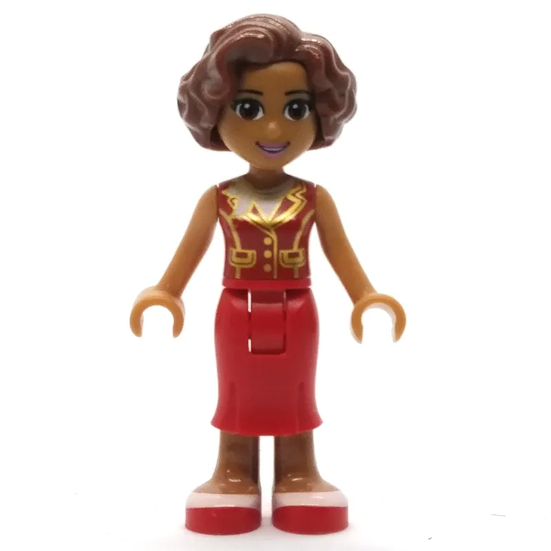 Susan - Red Vest, Red Dress