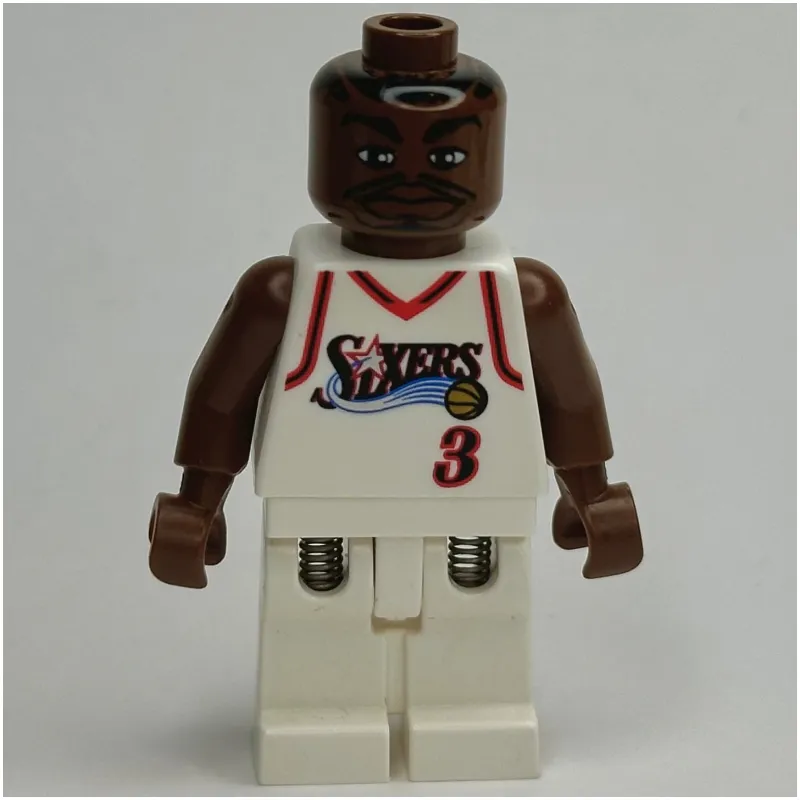 Allen Iverson, Philadelphia 76ers #3, White