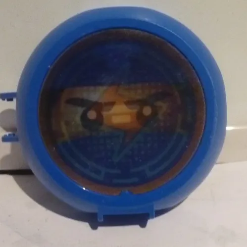 Pod, Round, Half Front with Ninjago Zane Logo Sticker