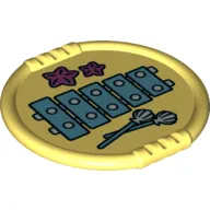 Duplo Disk with Xylophone and Starfish Print