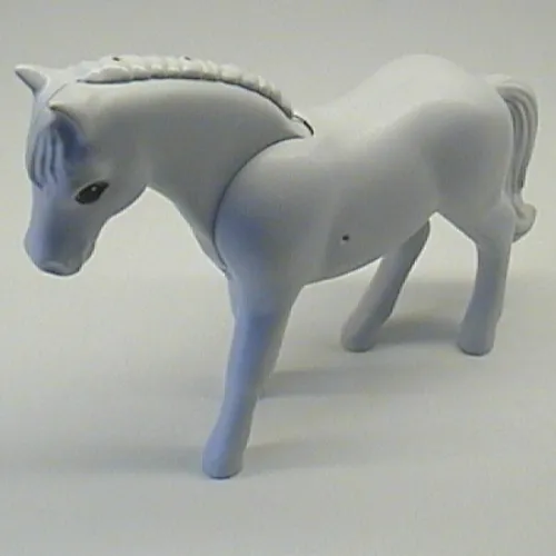 Belville, Animal, Horse, with Light Gray Top and Dark Orange Bottom Eyelids, Small Glints Print