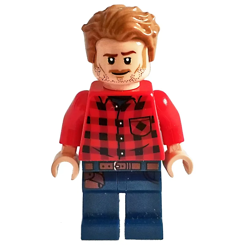 Owen Grady, Red Plaid Shirt