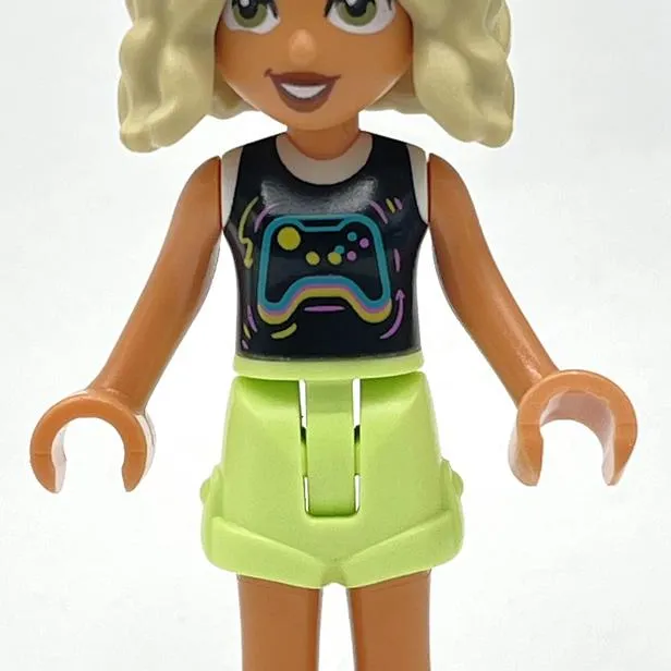 Nova - Black Top, Bright Light Yellow Shorts