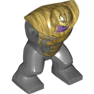 Body Giant, Thanos, Gold Bodysuit and Medium Lavender Face Print