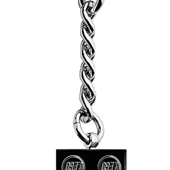 Chrome Black Brick Key Chain
