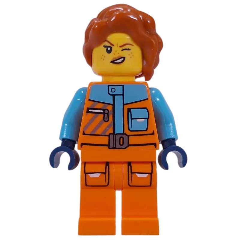 Arctic Explorer, Tina Tarantula, Orange Suit, Dark Orange Hair