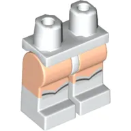 Hips with Light Nougat Legs and White Boots Pattern with Black Knee Markings