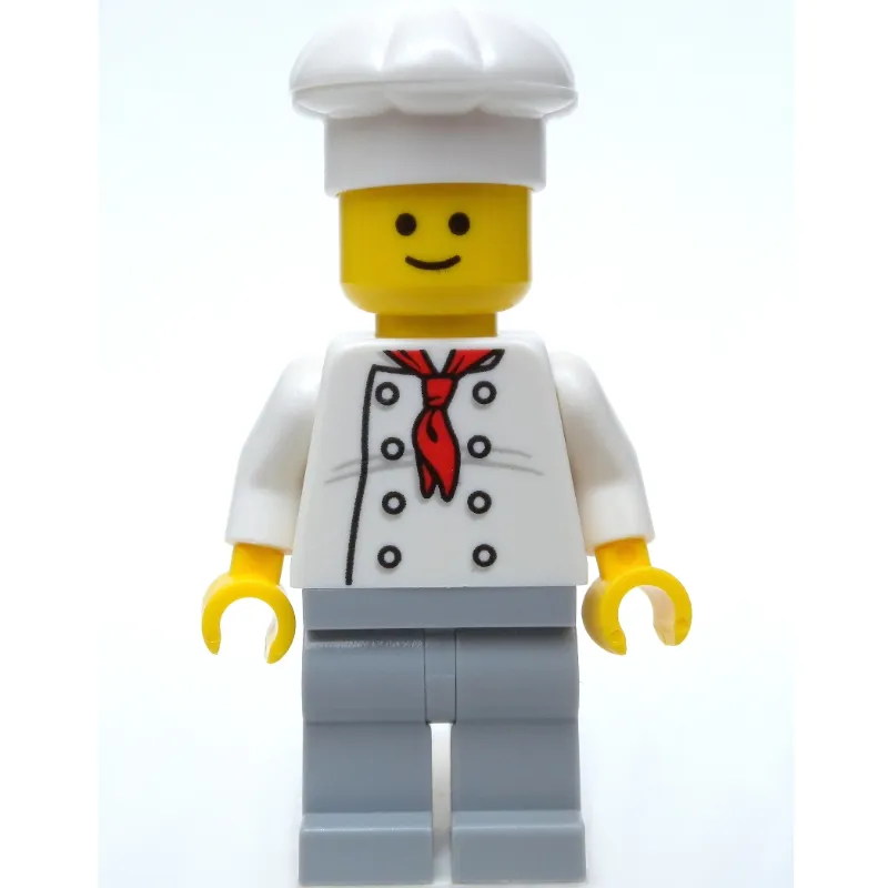 Chef, Red Neckerchief, Light Bluish Gray Legs