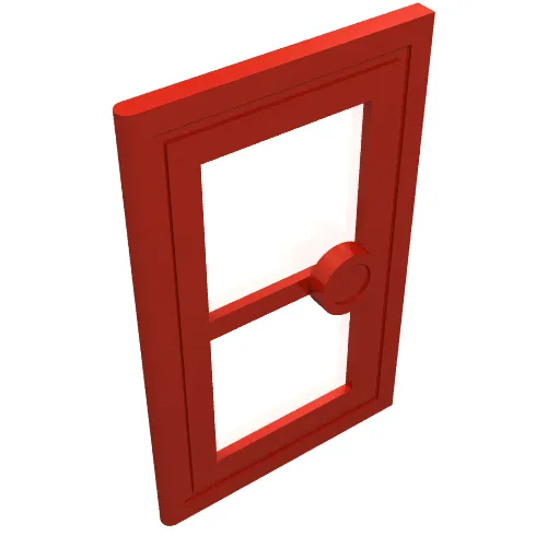 Door 1 x 3 x 4 with Glass