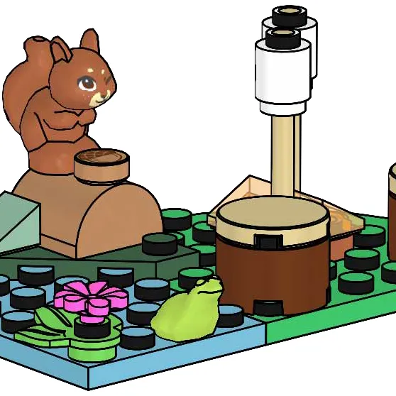 Squirrel and the Campfire