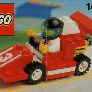 Red Race Car Number 3