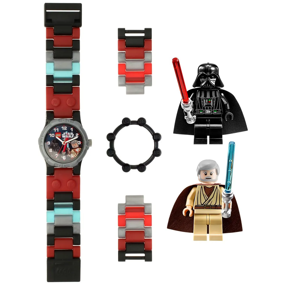 Darth Vader vs Obi-Wan Buildable Watch with Toy
