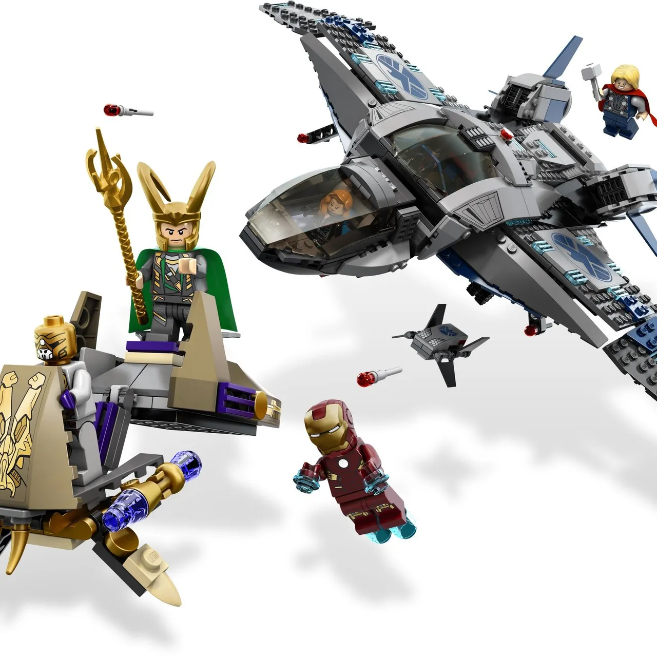 Quinjet Aerial Battle