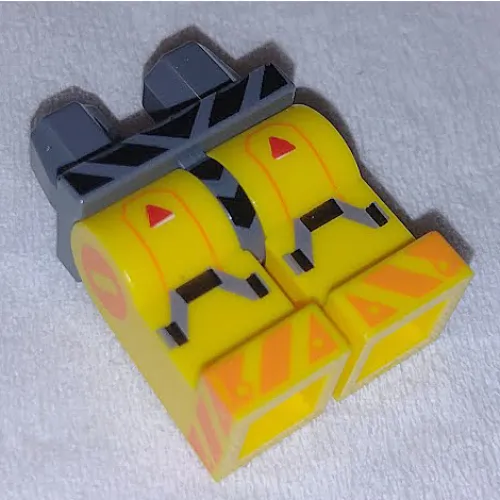 Hips and Yellow Legs with Orange Warning Stripes, Hinges print