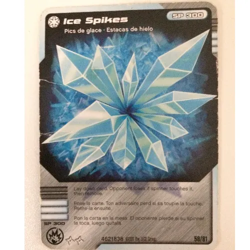 Trading Card, Ninjago Deck #1: 58 - Ice Spikes - North American Version