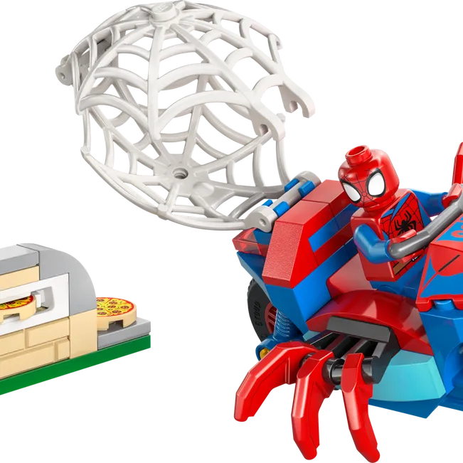 Spidey on his Motorcycle vs. Rhino