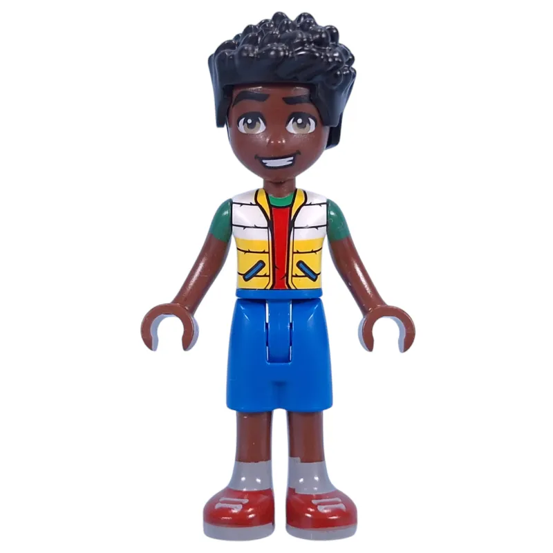 Zac - White Shirt, Blue Shorts