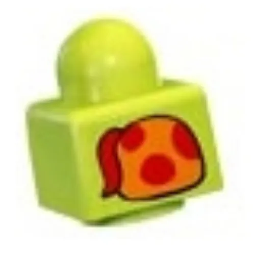 Primo Brick 1 x 1 with Horse Body / 'B' Print