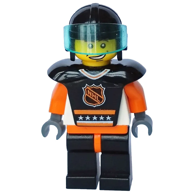 Hockey Player Black Vest #3