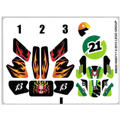 Sticker Sheet for Set 8896-1