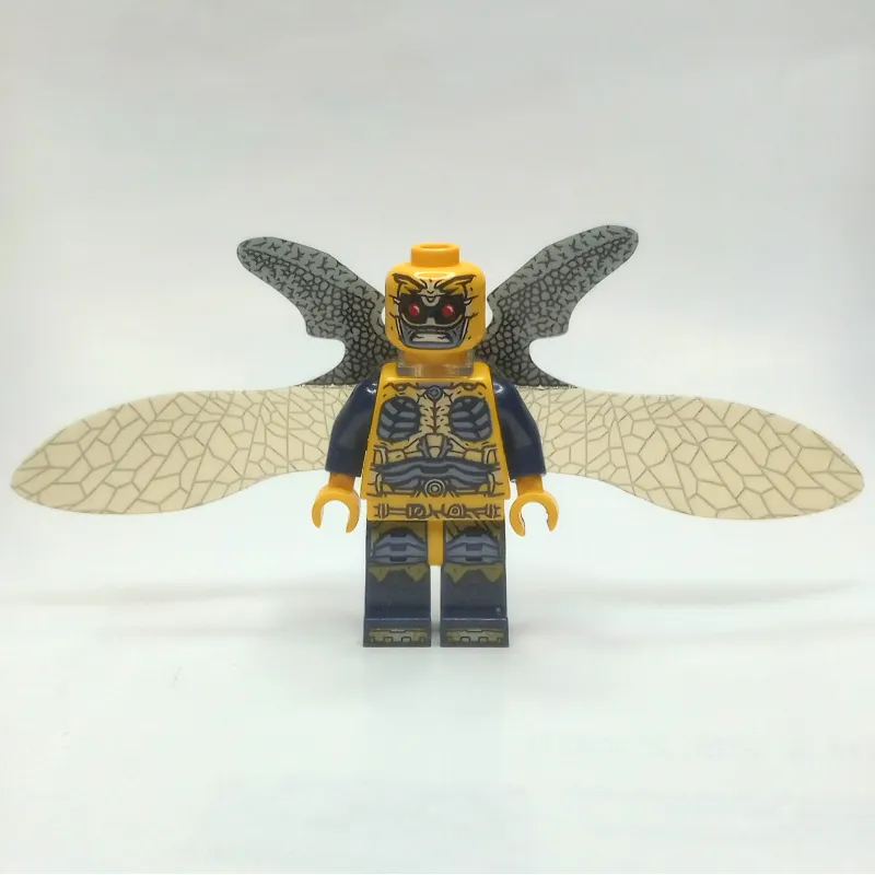 Parademon with Bright Light Orange Armor and Open Wings (DCEU)