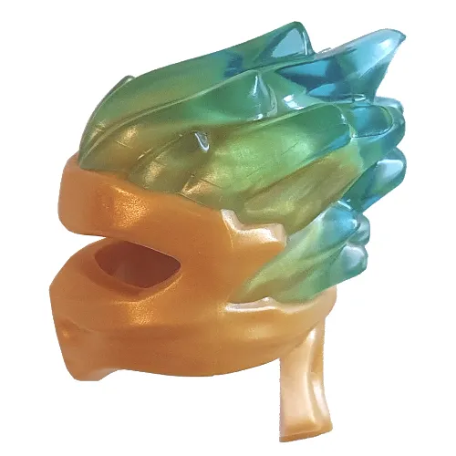 Wrap with Flames Trans-Light Blue Pattern