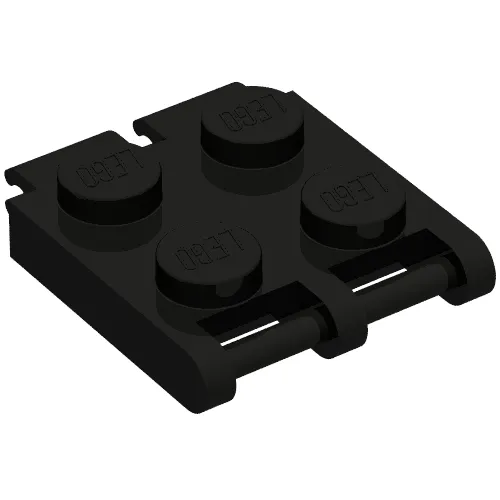 Scala, Plate Special 2 x 2 with End Bar and End Clips (Human Bracelet Segment)