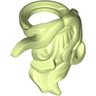 Minifig Neckwear Beard and Moustache, Long Curly