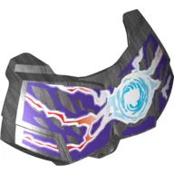 Large Figure Chest Cover, Armour Small with Chi and Dark Purple [Raven] Print