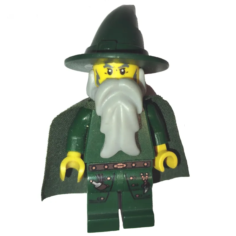 Wizard (Kingdoms) - Dark Green, Cape