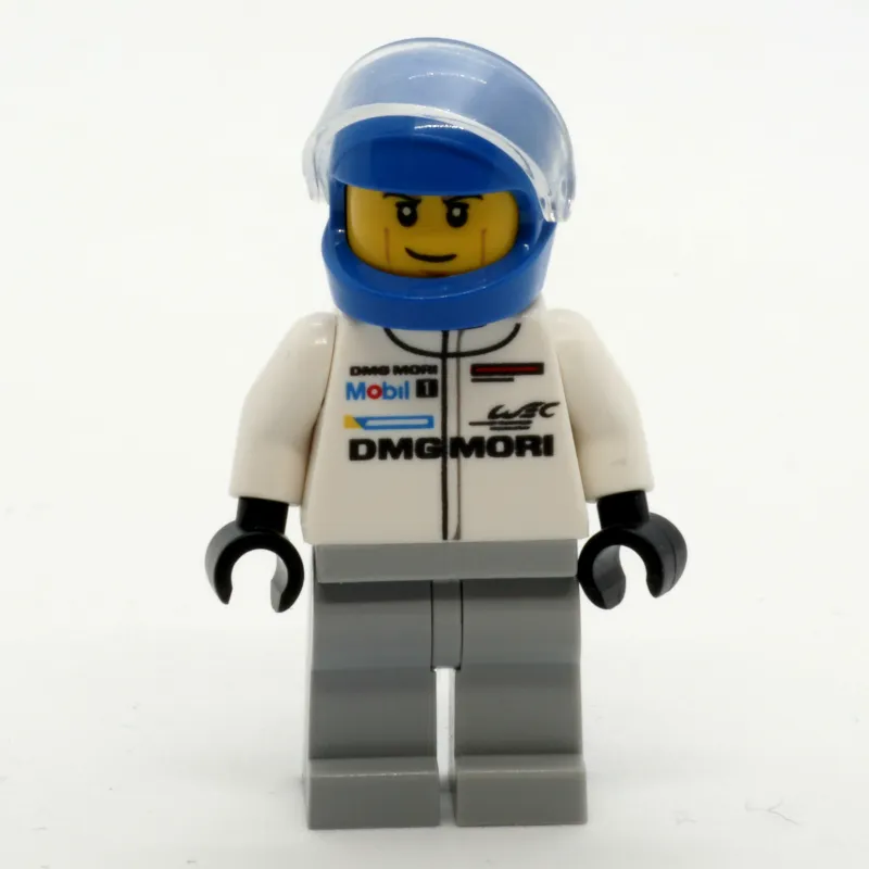 Race Driver, White Torso, White Legs, Blue Helmet, Porsche