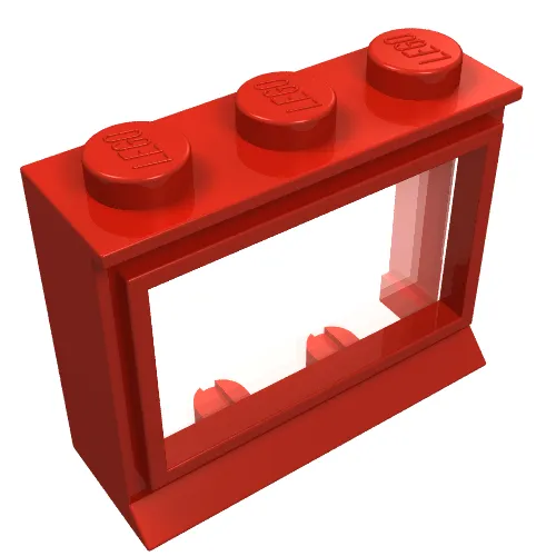 Window 1 x 3 x 2 Classic with Solid Studs [Complete]