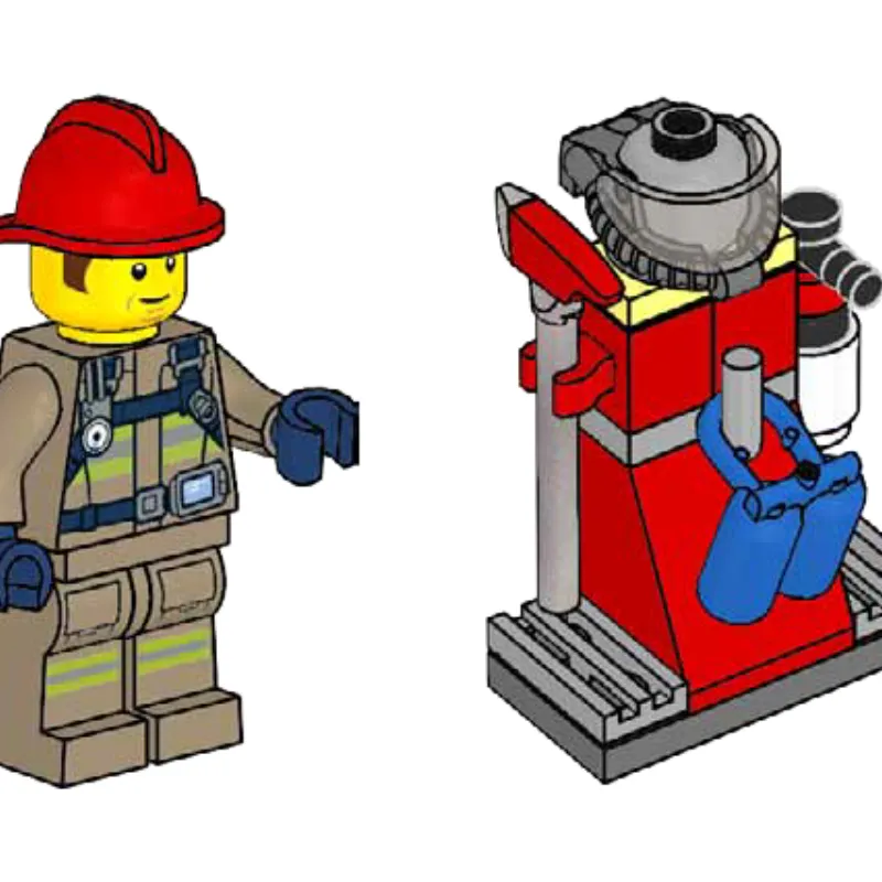 Firefighter Bob with Equipment