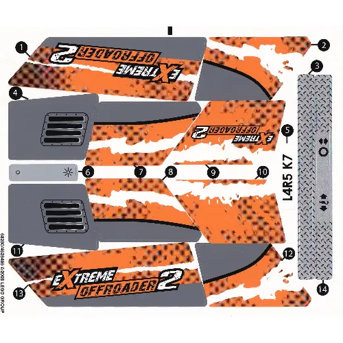 Sticker Sheet for Set 8297-1