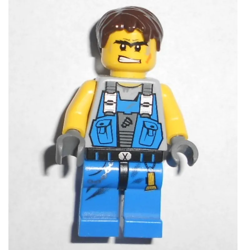 Power Miner, Orange Scar, Hair