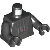 Torso Armour, Control Panel Print (Darth Vader), Black Arms and Hands