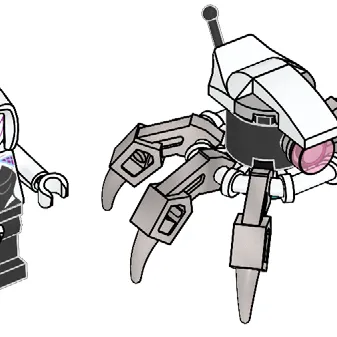 Ghost-Spider and Spider Robot