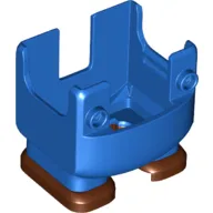 Nintendo Figure, Legs and Overalls with Two Front Studs and Reddish Brown Feet, with Internal Prongs for Basic Suit