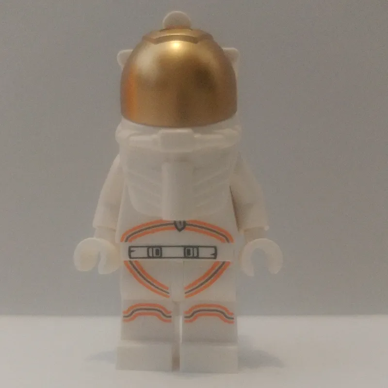 Astronaut, Gold Visor,  Goatee Beard