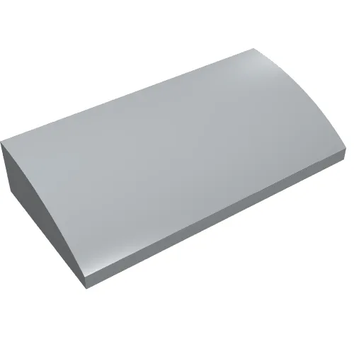 Slope Brick Curved 2 x 4 x 2/3 No Studs [No Bottom Tubes]