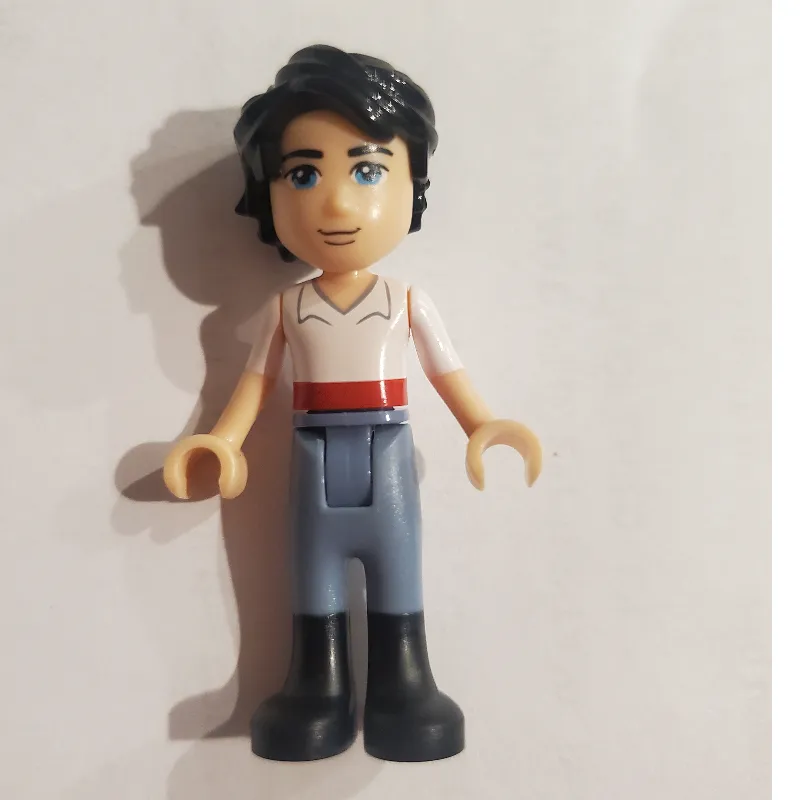 Prince Eric - White Shirt, Red Belt