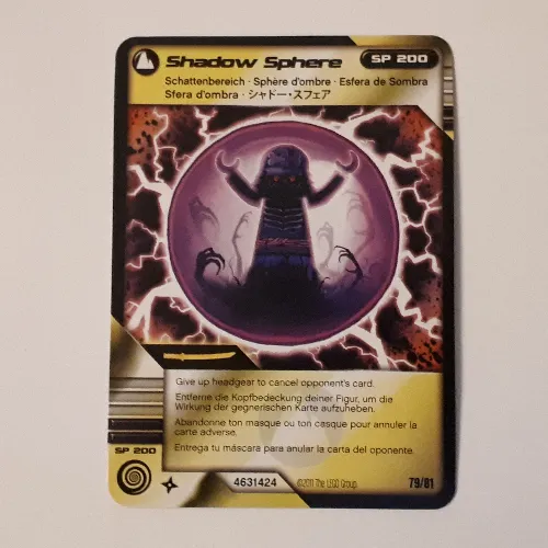 Trading Card, Ninjago Deck #1: 79 - Shadow Sphere - International Version