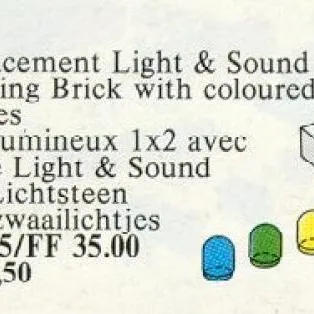 1x2 Lighting Brick and 4 Colour Globes