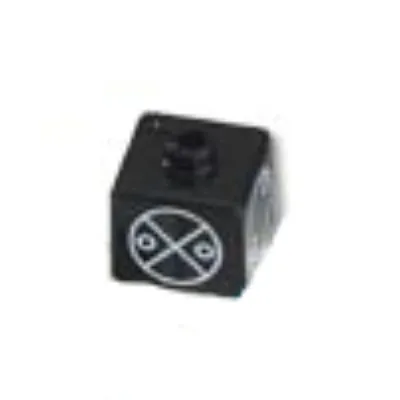 Pen Bead, Square with Matoran Alphabet (Circles and Lines) Print