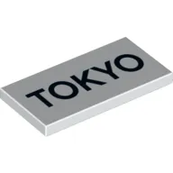 Tile 2 x 4 with 'TOKYO' Print
